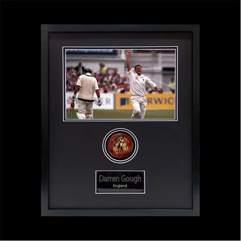 The Fan Cave Darren Gough Signed England Cricket Ball Compact F
