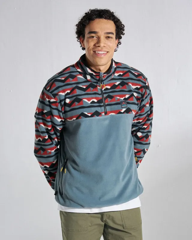 Passenger Clothing Set Off Polartec® 1/4 Zip Fleece - Views Storm Grey