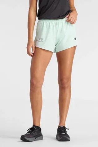 New Balance Womens London Edition RC Essentials 3" Shorts