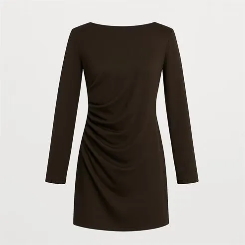 I Saw It First Ruched Detail Mini Dress