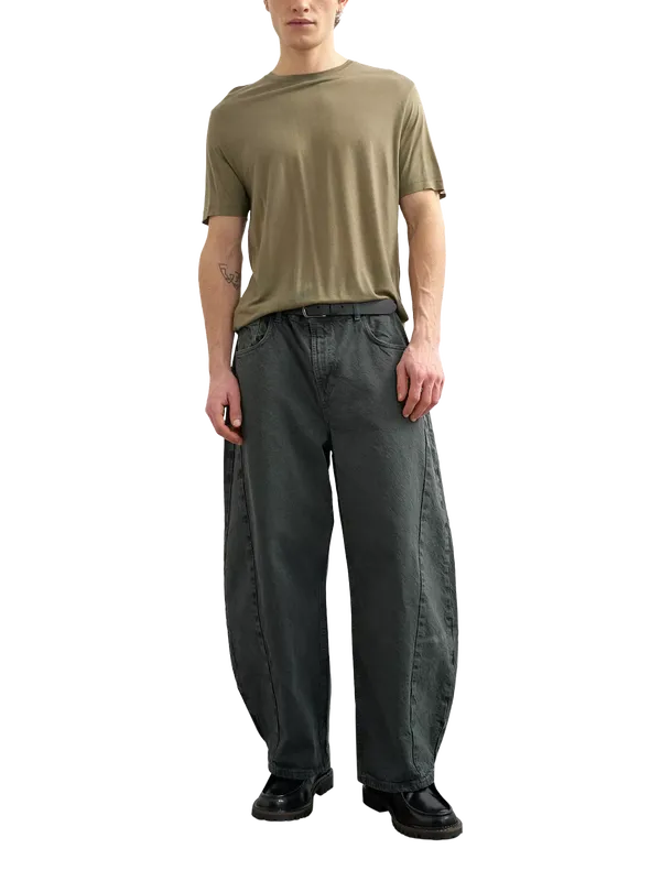 Topman Sheer Crew Neck T-Shirt, Khaki