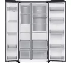 SAMSUNG Bespoke AI Series 9 Family Hub 9” RS90F64EDTEU American-Style Smart Fridge Freezer - Silver
