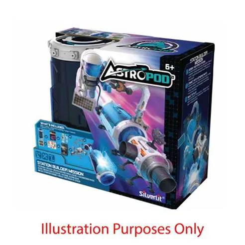 SILVERLIT Kids' Astropod Station Builder Mission Action Figures