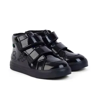 Kickers Kids Tovni Hi Stardust Patent Boots