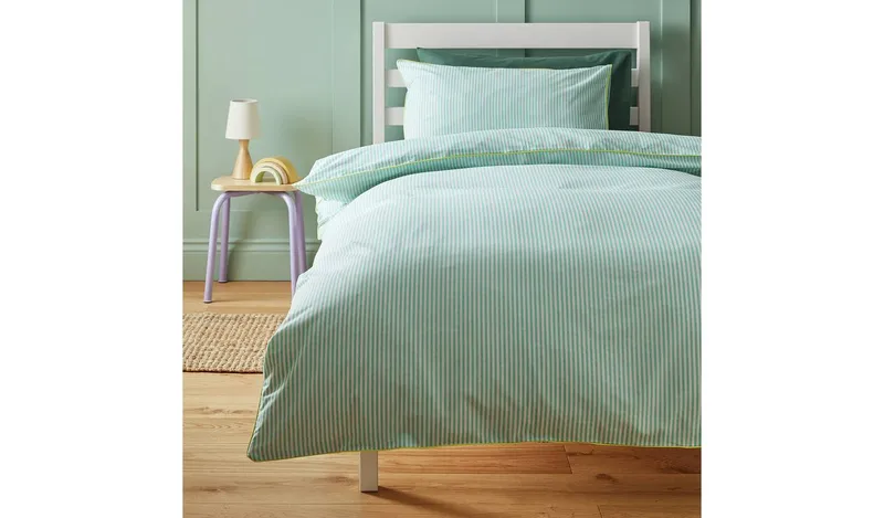 Habitat Stripe Piped Kids Bedding Set