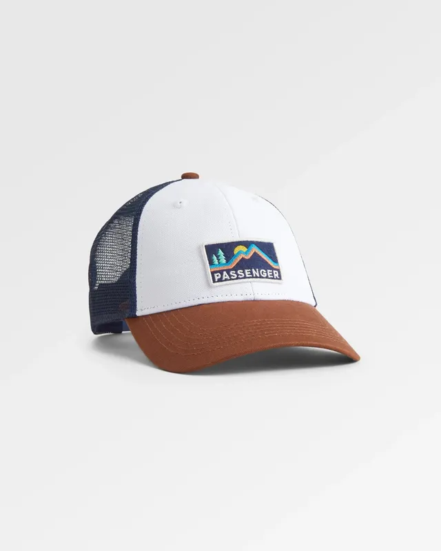 Passenger Clothing Made To Roam Trucker Cap - Rich Navy/Rubber