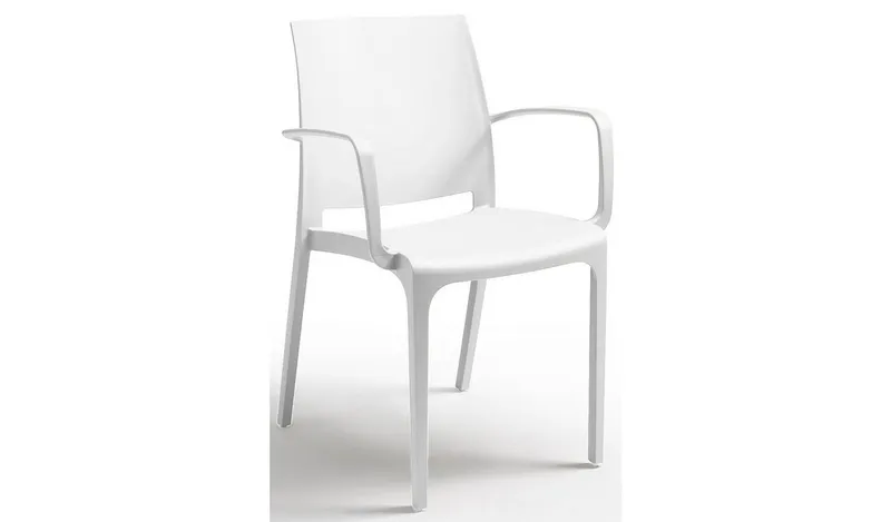 Bica Volga Contract Stack Chair - White