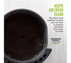 TOWER 5 - 7 Litre Air Fryer Liners - Twin Pack