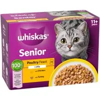 Whiskas 11+ Senior Pouches in Jelly