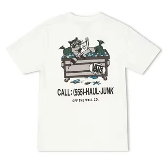 Vans Kids' Dumpster Raccoon Cotton Short-Sleeve T-Shirt