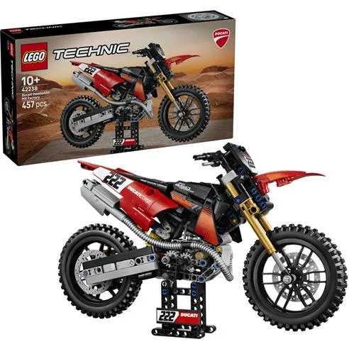 LEGO Ducati Desmo450 MX Factory Motorcycle Technic Building Block