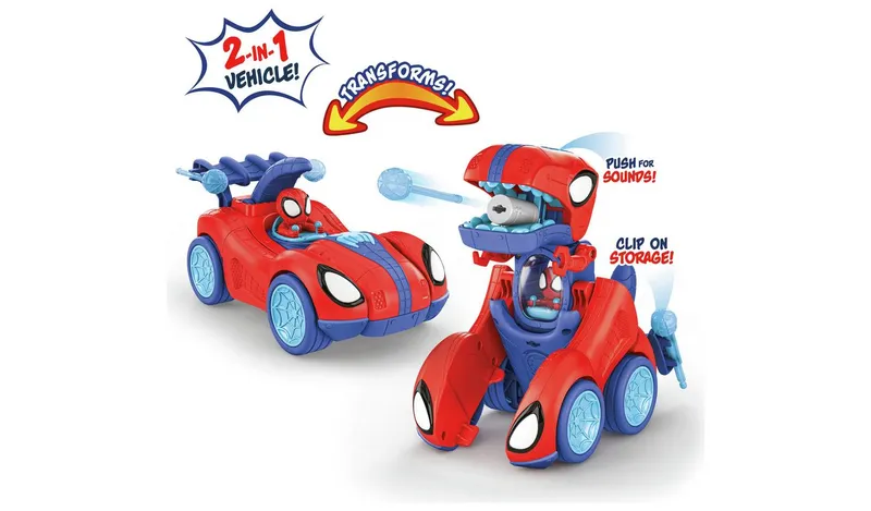 Spidey and His Amazing Friends Spidey-Rex Racer