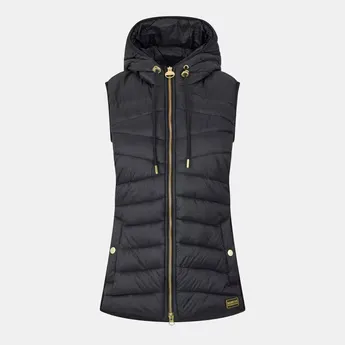 Barbour International Women's Grid Hooded Gilet