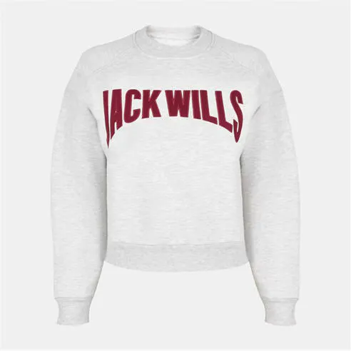 Jack Wills Women's JW Varsity Crew Sweatshirt