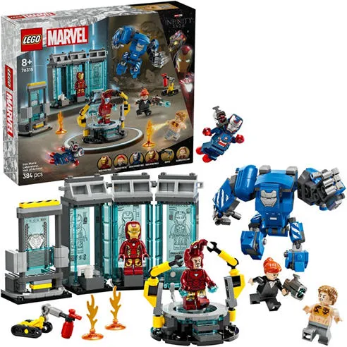 LEGO Marvel Iron Man’s Laboratory: Hall of Armour 76315
