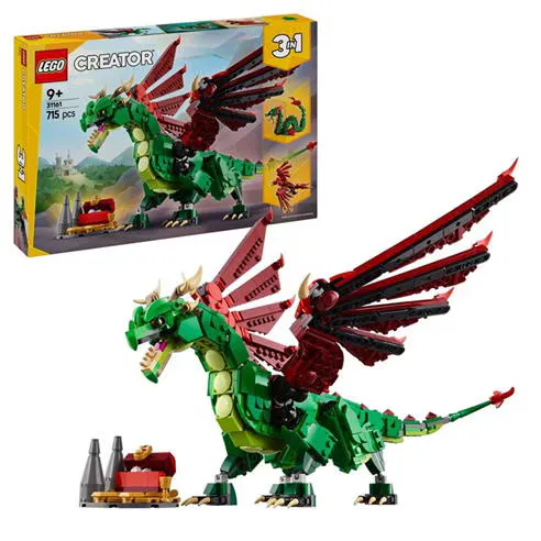 LEGO Creator 31161 3in1 Medieval Dragon Toy Playset