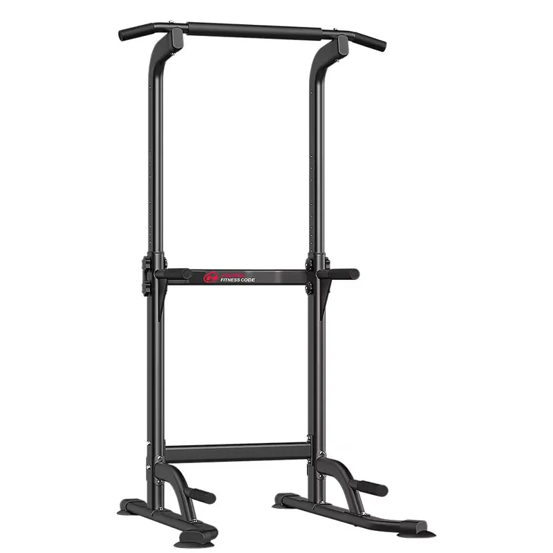 HOMEFITNESSCODE Power Tower Dip Station D1 Adjustable Pull-Up & Dip Bar Home Gym