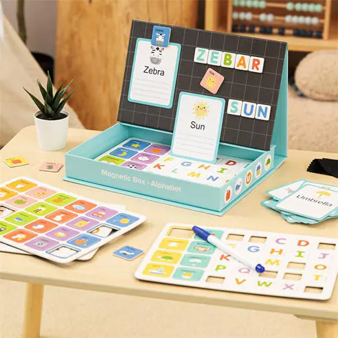 Tooky Toy Magnetic Alphabet Box