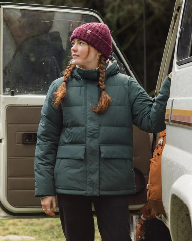 Passenger Clothing Nook Down Jacket - Dark Fern