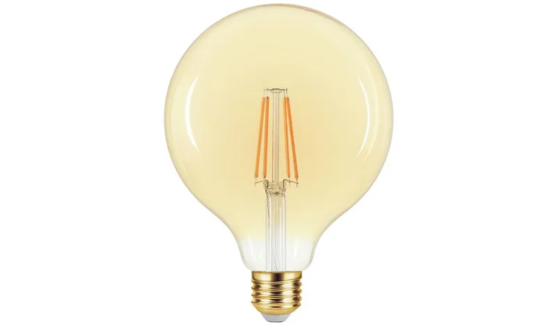 Argos Home 3.6W Filament G125 LED ES Light Bulb