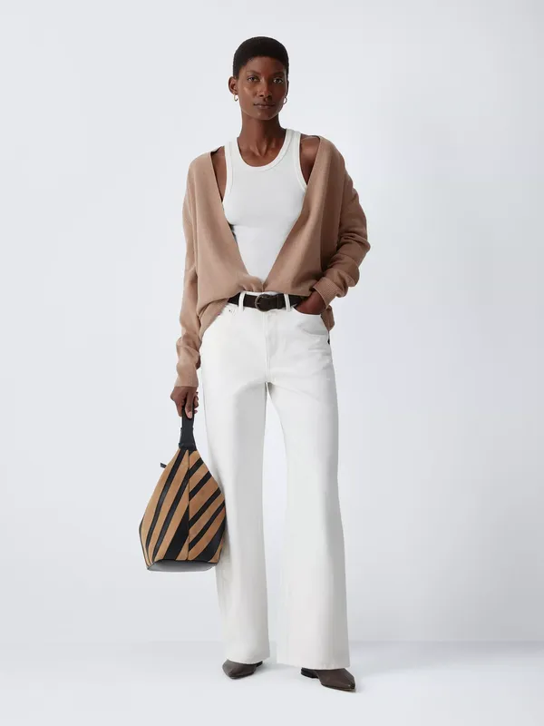 John Lewis High Waist Wide Leg Jeans