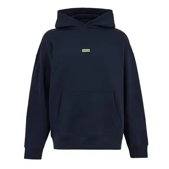 Hugo Mens HUGO Overhead Logo Hoodie with Back Graphic
