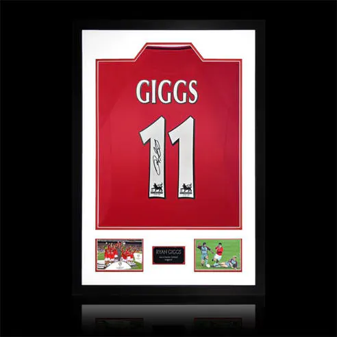 The Fan Cave Ryan Giggs Signed Manchester United Shirt Premium