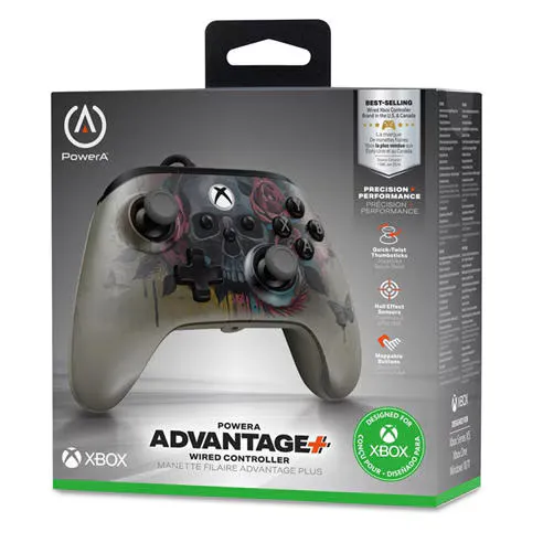PowerA Advantage Plus Wired Controller for Xbox Series XS - Bloom & Gloom
