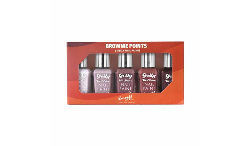 Barry M Brownie Points Hi Shine 5 Gelly Nail Paints