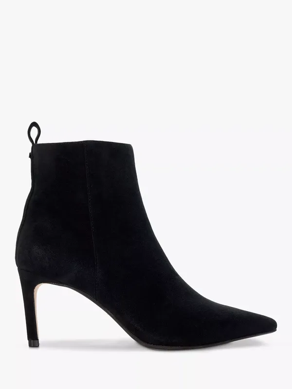 Dune London Obsessively Suede Heeled Ankle Boots