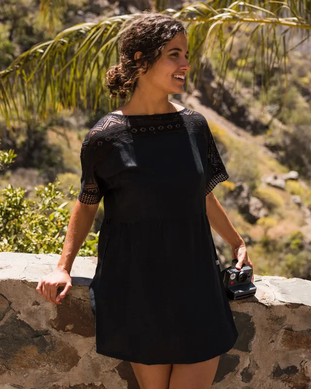 Passenger Clothing Sono Linen Beach Dress - Black