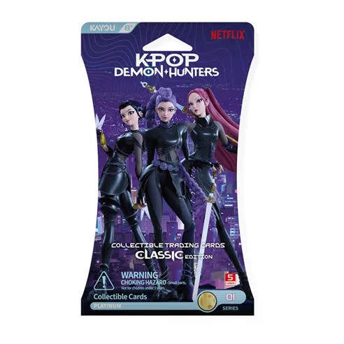 K Pop Demon Hunters KPop Demon Hunters-Collectible Trading Cards-Classic Edition Sleeved -001-EMEA-Series 1-A