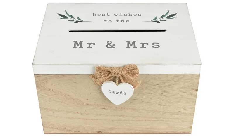 Love Story Best Wishes To The Mr & Mrs Card Box