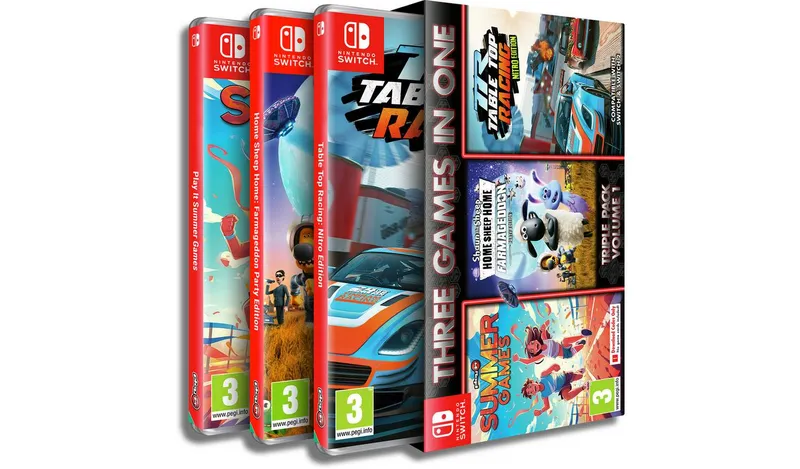 Three Games In One Triple Pack Nintendo Switch Game