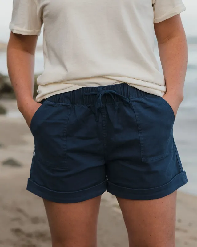 Passenger Clothing Carriso Cotton Short - Dark Denim