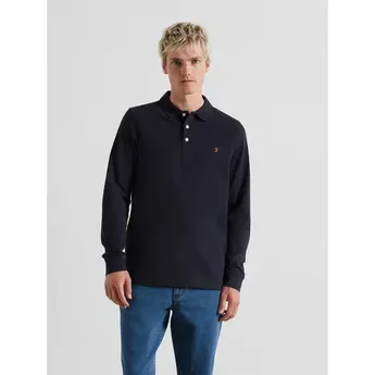 Farah Men's Long-Sleeve Polo Shirt