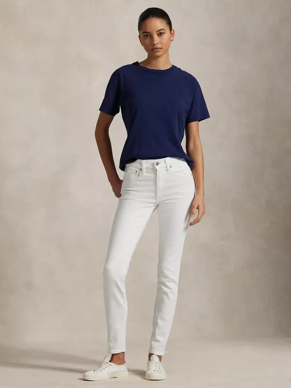Polo Ralph Lauren Mid Rise Skinny Jeans, Amesbury Wash
