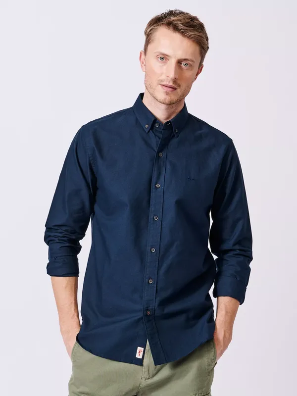Aubin Alder Cotton Regular Fit Oxford Shirt