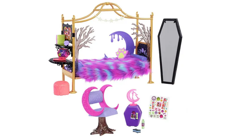 Monster High Clawdeen Wolf Bedroom Playset