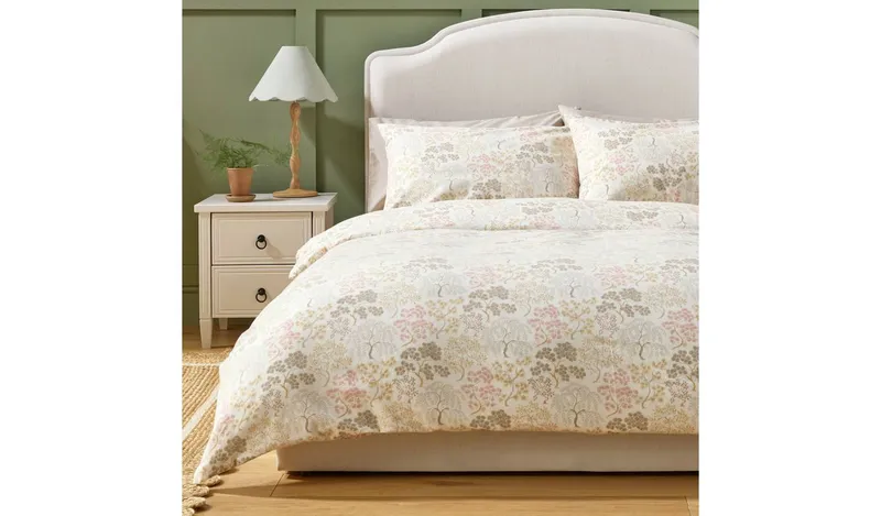 Argos Home Brushed Cotton Oriental Trees Bedding Set