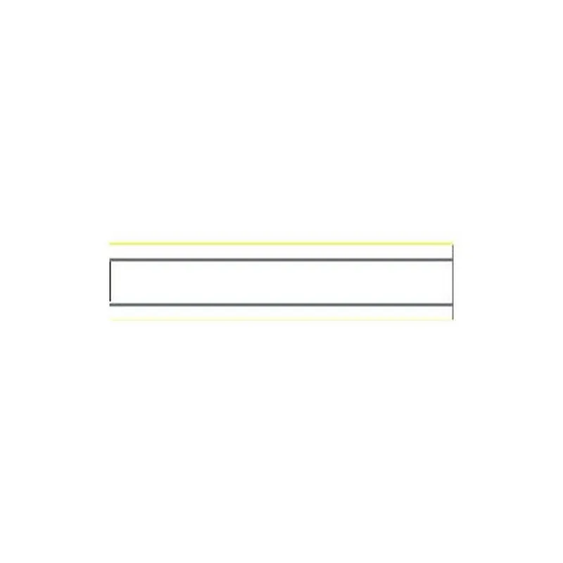 White Organza Silver Satin-Edged Ribbon 38mm x 4m