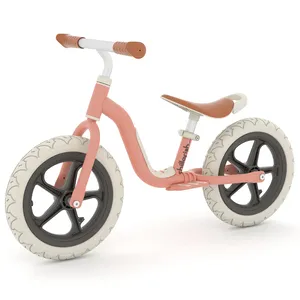 Chillafish 12 Inch Charlie Lux Balance Bike Salmon Pink