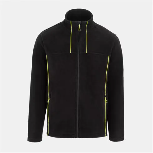 Dunlop Men's  Micro Fleece Hi-Vis Long Sleeve Softshell Jacket