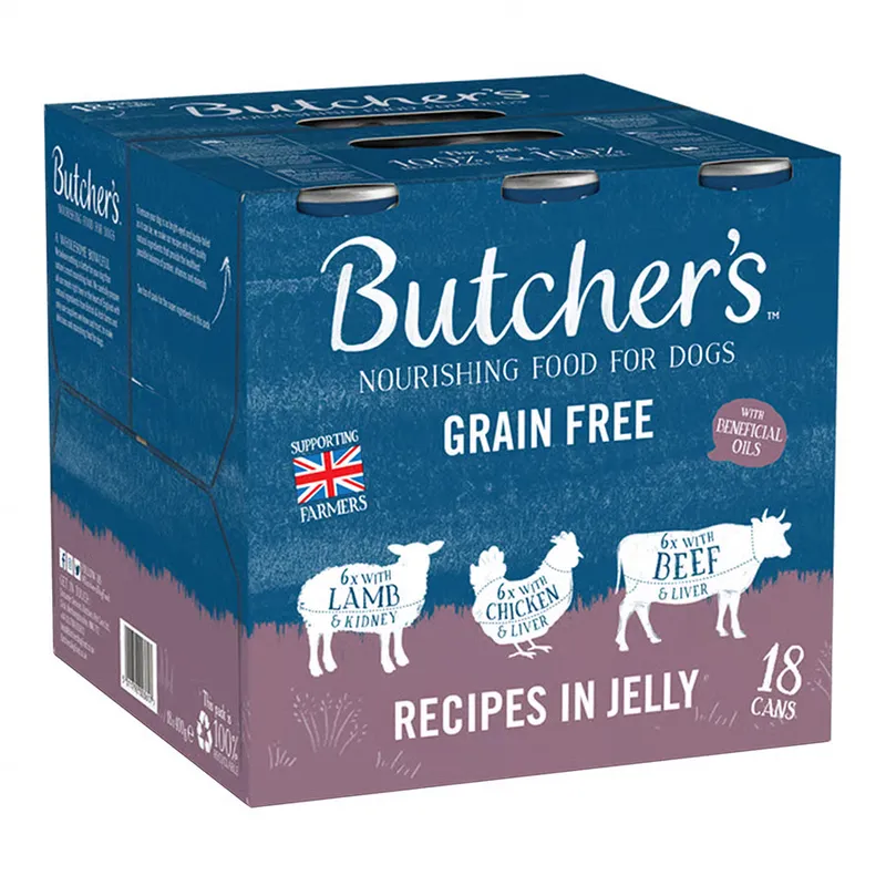 Butcher's Grain Free Adult Wet Dog Food In Jelly
