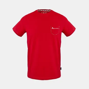 Aquascutum Men's Crew-Neck Short-Sleeve T-Shirt