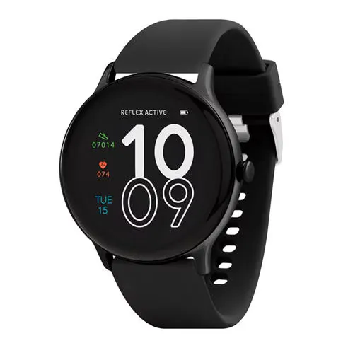Reflex Active Series 22 Black Smart Calling Watch