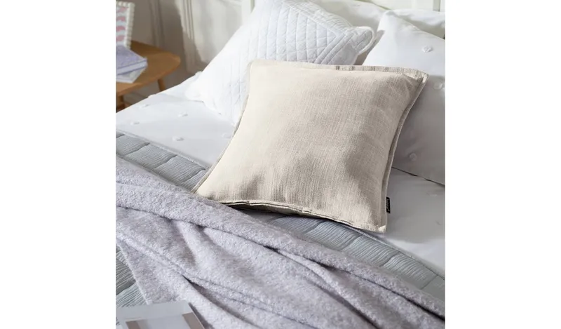 Habitat Linen Look Cushion - 50x50cm