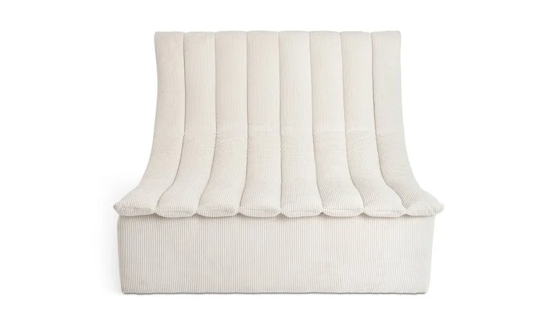 Habitat 60 Scoop Fabric Chair - White