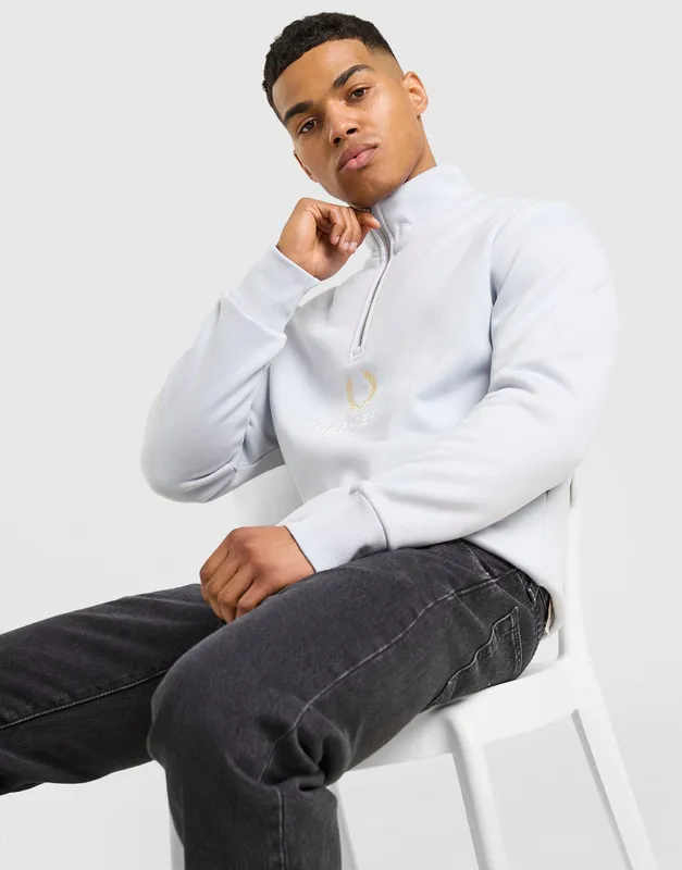 Fred Perry Original Stack 1/2 Zip Sweatshirt