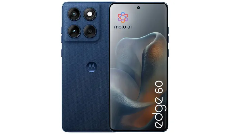 SIM Free Motorola Edge 60 5G 512GB AI Mobile Phone - Blue